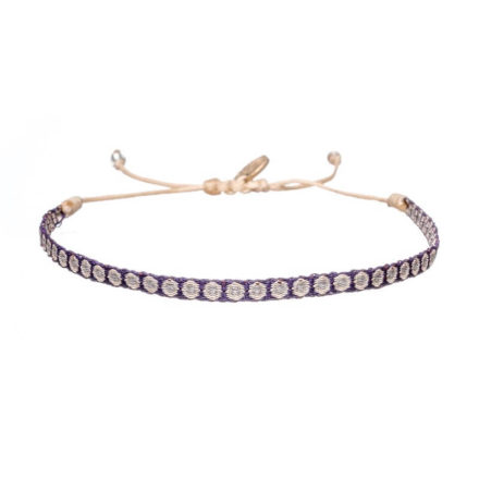 664-Argantina-bracelet-purple-gold-dot-guanabana-woven-bracelet-templestones-1